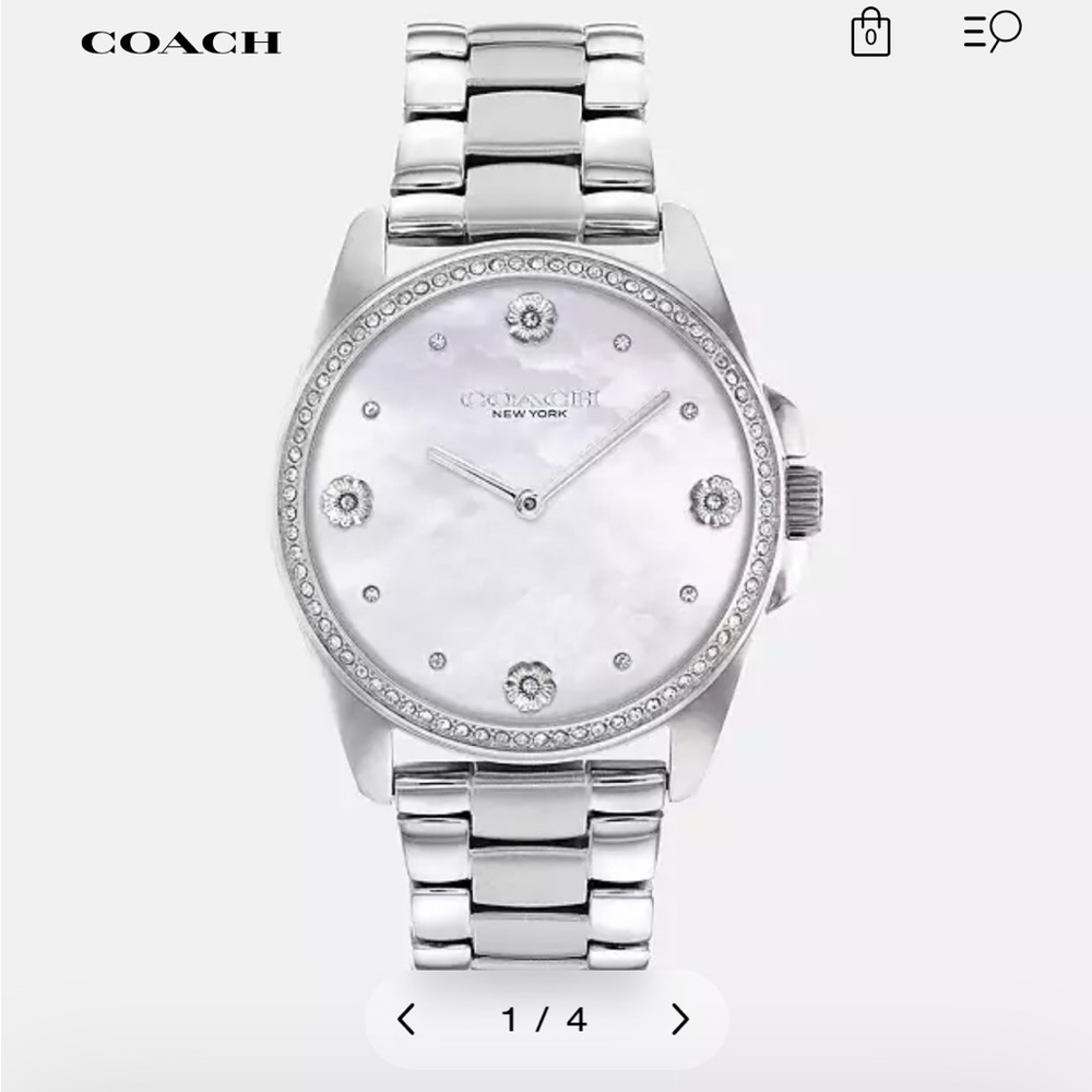 Coach Greyson Stainless Steel Watch